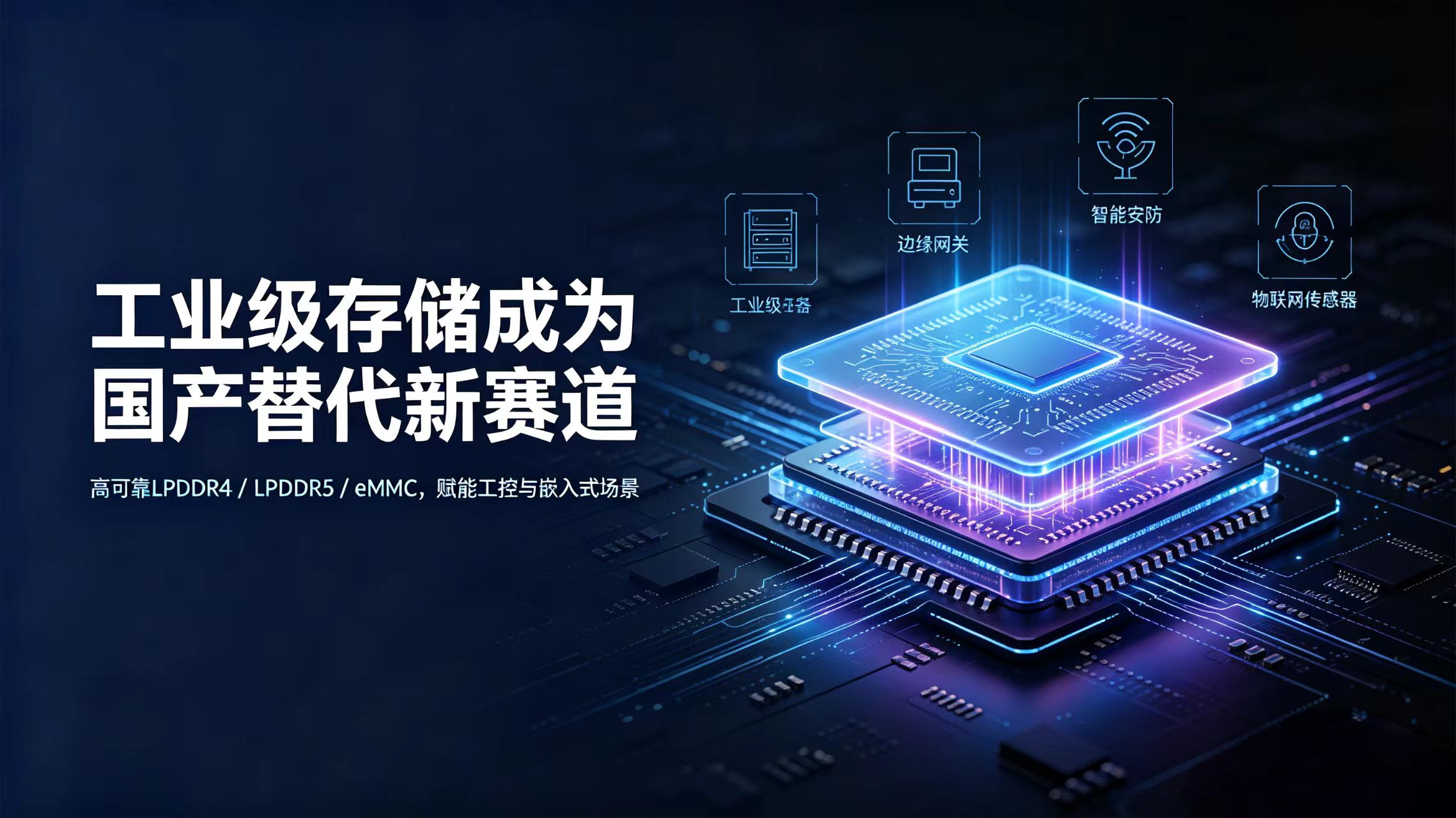 泛嵌入式市场持续扩容 工业级存储成为国产存储重要发展方向